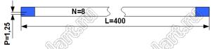 BLFPC P1,25-8PIN 400mm