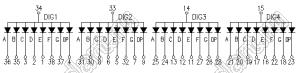 BJ5464BE индикатор светодиодный; 0.56"; 4-разр.; 7-сегм.; оранжевый; общий анод