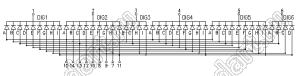 BJ3497AW индикатор светодиодный; 0.39"; 4-разр.; 7-сегм.; белый; общий катод