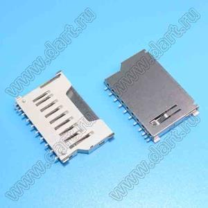 SD-02 (SDC009-A0-0003,SDS630) держатель SD карты 11 конт