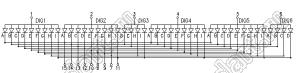 BJ3495BB индикатор светодиодный; 0.39"; 4-разр.; 7-сегм.; синий; общий анод