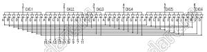 BJ3497BPG индикатор светодиодный; 0.39"; 4-разр.; 7-сегм.; зеленый; общий анод