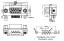 DS1038-15FB0N-A (5510-15SA-01, DHR-15FA) розетка угловая D-SUB высокой плотности для пайки на плату; 15-конт.; с установленными стойками; черный изолятор