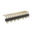 BL1217-1114M2 штыри однорядные SMD горизонтальные, тип 2; шаг 2.54мм; H=1.7мм; 14-конт.