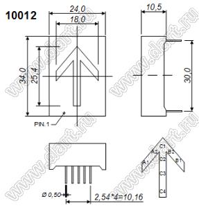 BR10012 индикатор светодиодный стрелка