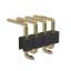 BL1217-1104M2 штыри однорядные SMD горизонтальные, тип 2; шаг 2.54мм; H=1.7мм; 4-конт.