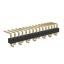 BL1217-1115M2 штыри однорядные SMD горизонтальные, тип 2; шаг 2.54мм; H=1.7мм; 15-конт.