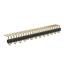 BL1217-1125M2 штыри однорядные SMD горизонтальные, тип 2; шаг 2.54мм; H=1.7мм; 25-конт.