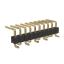 BL1217-1110M2 штыри однорядные SMD горизонтальные, тип 2; шаг 2.54мм; H=1.7мм; 10-конт.