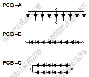 BR4040G поле светящееся квадратное; зеленый