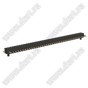 BL1315-1140Z-PG штыри однорядные SMD горизонтальные с направляющими в плату; 40-конт.