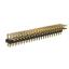 BL1225-1222R2 штыри двухрядные угловые, тип R2; шаг 2.54мм; H=2.5мм; 2x22-конт.