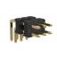 BL1225-2203R1 штыри двухрядные угловые с двойным изолятором, тип R1; шаг 2.54мм; H=2.5мм; 2x3-конт.