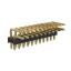 BL1225-1211R2 штыри двухрядные угловые, тип R2; шаг 2.54мм; H=2.5мм; 2x11-конт.
