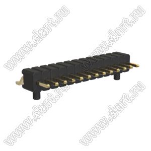 BL1320-1113Z-PG штыри однорядные SMD горизонтальные с направляющими в плату; 13-конт.