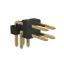 BL1225-2202N3 штыри двухрядные (перемычки) с двойным изолятором, тип 2; 2-конт.