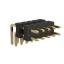 BL1225-2205R1 штыри двухрядные угловые с двойным изолятором, тип R1; шаг 2.54мм; H=2.5мм; 2x5-конт.