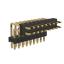BL1220-2209R2 штыри двухрядные угловые с двойным изолятором, тип R2; шаг 2.54мм; H=2.0мм; 18-конт.