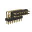 BL1220-2208R2 штыри двухрядные угловые с двойным изолятором, тип R2; шаг 2.54мм; H=2.0мм; 16-конт.