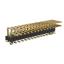 BL1215SM-1215PG-1.5 штыри двухрядные SMD горизонтальные угловые с двойным изолятором с направляющими в плату; 2x15-конт.
