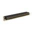 BL1225-2221R1 штыри двухрядные угловые с двойным изолятором, тип R1; шаг 2.54мм; H=2.5мм; 2x21-конт.