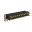 BL1225-2212R1 штыри двухрядные угловые с двойным изолятором, тип R1; шаг 2.54мм; H=2.5мм; 2x12-конт.