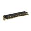 BL1225-2217R1 штыри двухрядные угловые с двойным изолятором, тип R1; шаг 2.54мм; H=2.5мм; 2x17-конт.