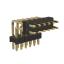 BL1220-2206R2 штыри двухрядные угловые с двойным изолятором, тип R2; шаг 2.54мм; H=2.0мм; 12-конт.