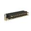 BL1225-2211R1 штыри двухрядные угловые с двойным изолятором, тип R1; шаг 2.54мм; H=2.5мм; 2x11-конт.