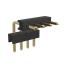 BL1217-2104R2 штыри однорядные угловые с двойным изолятором, тип R2; шаг 2.54мм; H=1.7мм; 4-конт.