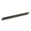 BL1217-2140R2 штыри однорядные угловые с двойным изолятором, тип R2; шаг 2.54мм; H=1.7мм; 40-конт.