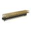 BL1215SM-1218PG-1.5 штыри двухрядные SMD горизонтальные угловые с двойным изолятором с направляющими в плату; 2x18-конт.