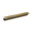 BL1225-1227R2 штыри двухрядные угловые, тип R2; шаг 2.54мм; H=2.5мм; 2x27-конт.
