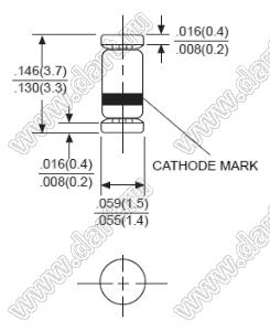 DL4150 (Mini Melf DL-35) диод для поверхн. монтажа