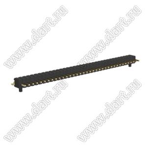 BL1315-1136Z-PG штыри однорядные SMD горизонтальные с направляющими в плату; 36-конт.