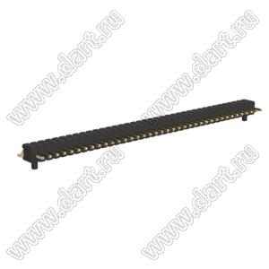 BL1315-1138Z-PG штыри однорядные SMD горизонтальные с направляющими в плату; 38-конт.