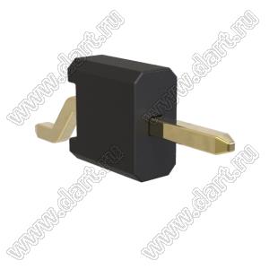BL1320-1101Z-PG штыри однорядные SMD горизонтальные с направляющими в плату; 1-конт.
