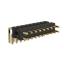 BL1225-2209R1 штыри двухрядные угловые с двойным изолятором, тип R1; шаг 2.54мм; H=2.5мм; 2x9-конт.