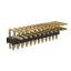 BL1225-1212R2 штыри двухрядные угловые, тип R2; шаг 2.54мм; H=2.5мм; 2x12-конт.