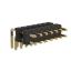 BL1225-2207R1 штыри двухрядные угловые с двойным изолятором, тип R1; шаг 2.54мм; H=2.5мм; 2x7-конт.