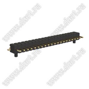 BL1315-1121Z-PG штыри однорядные SMD горизонтальные с направляющими в плату; 21-конт.