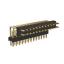 BL1220-2213R2 штыри двухрядные угловые с двойным изолятором, тип R2; шаг 2.54мм; H=2.0мм; 26-конт.
