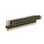 BL1220-2220R2 штыри двухрядные угловые с двойным изолятором, тип R2; шаг 2.54мм; H=2.0мм; 40-конт.