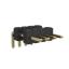 BL1410-2104R штыри однорядные с двойным изолятором угловые; 4-конт.