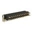 BL1225-2213R1 штыри двухрядные угловые с двойным изолятором, тип R1; шаг 2.54мм; H=2.5мм; 2x13-конт.