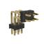 BL1220-2203R2 штыри двухрядные угловые с двойным изолятором, тип R2; шаг 2.54мм; H=2.0мм; 6-конт.