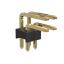 BL1225-1202R2 штыри двухрядные угловые, тип R2; шаг 2.54мм; H=2.5мм; 2x2-конт.