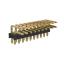 BL1225-1210R2 штыри двухрядные угловые, тип R2; шаг 2.54мм; H=2.5мм; 2x10-конт.