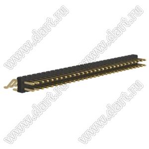 BL1225-1229Z штыри двухрядные SMD горизонтальные; шаг 2,54x2,54мм; 2x29-конт.