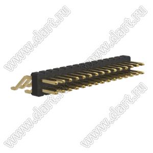 BL1225-1215Z штыри двухрядные SMD горизонтальные; шаг 2,54x2,54мм; 2x15-конт.